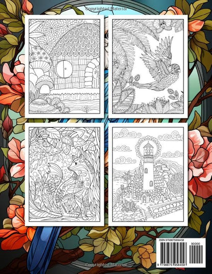 123 Relax and Breathe: Soothing Adult Coloring Book for Anxiety and Stress Relief